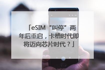 eSIM“叫停”两年后重启，卡槽时代即将迈向芯片时代？